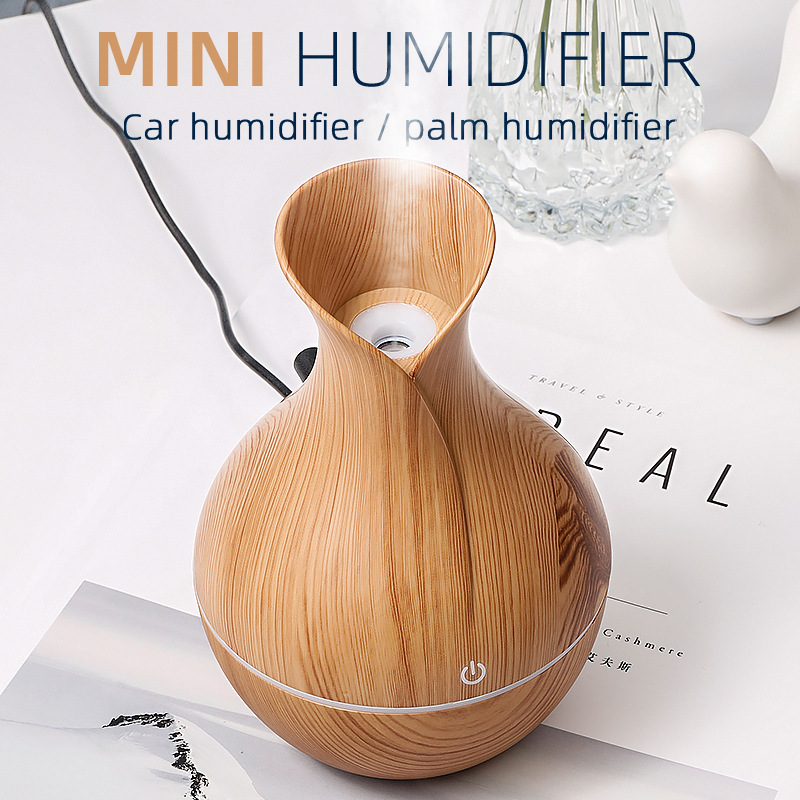 Holz-Aroma-Diffuser USB Luftbefeuchter 130 ml 4