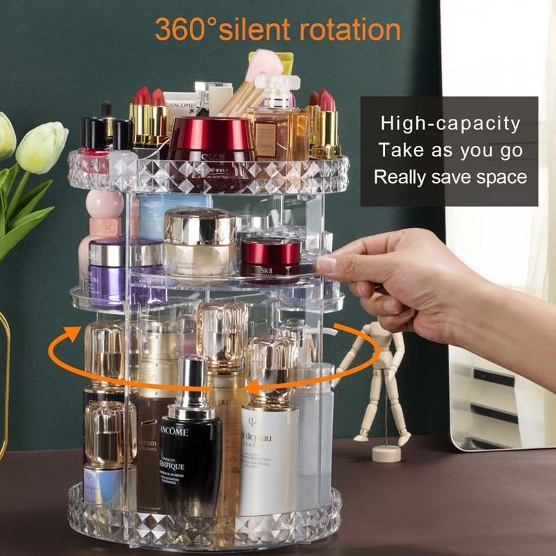 Drehbarer Kosmetik-Organizer 360 Grad 3