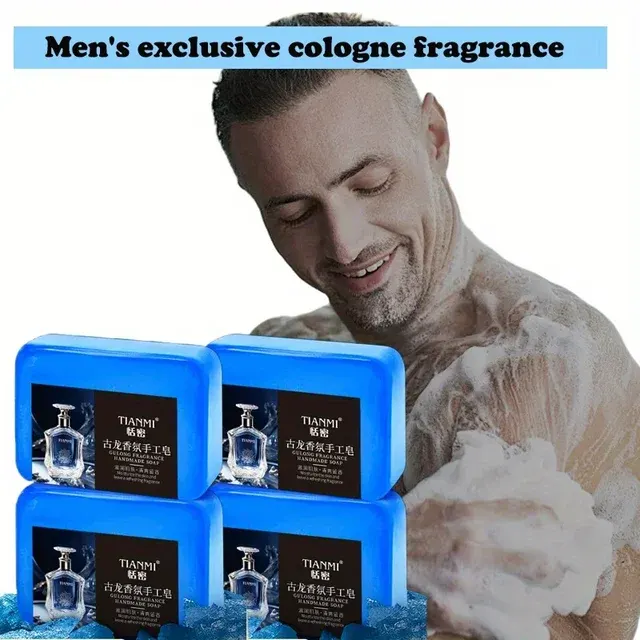 Drei-in-Eins Herren-Duftseife für Haare, Gesicht und Körper 4