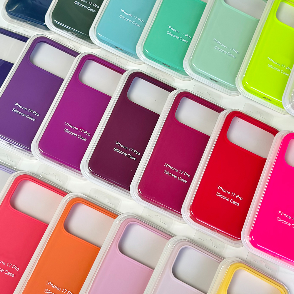 Silikon Handyhülle für iPhone 15 bis 17 3