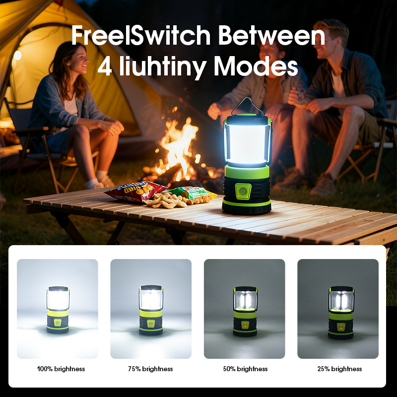 Wiederaufladbare LED-Campinglaterne mit 4500 mAh 3