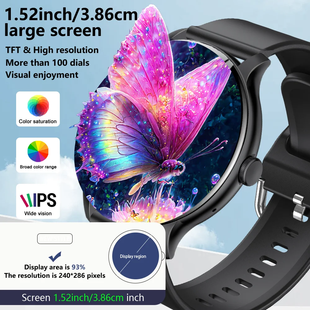 Smartwatch mit Bluetooth-Anruf 3