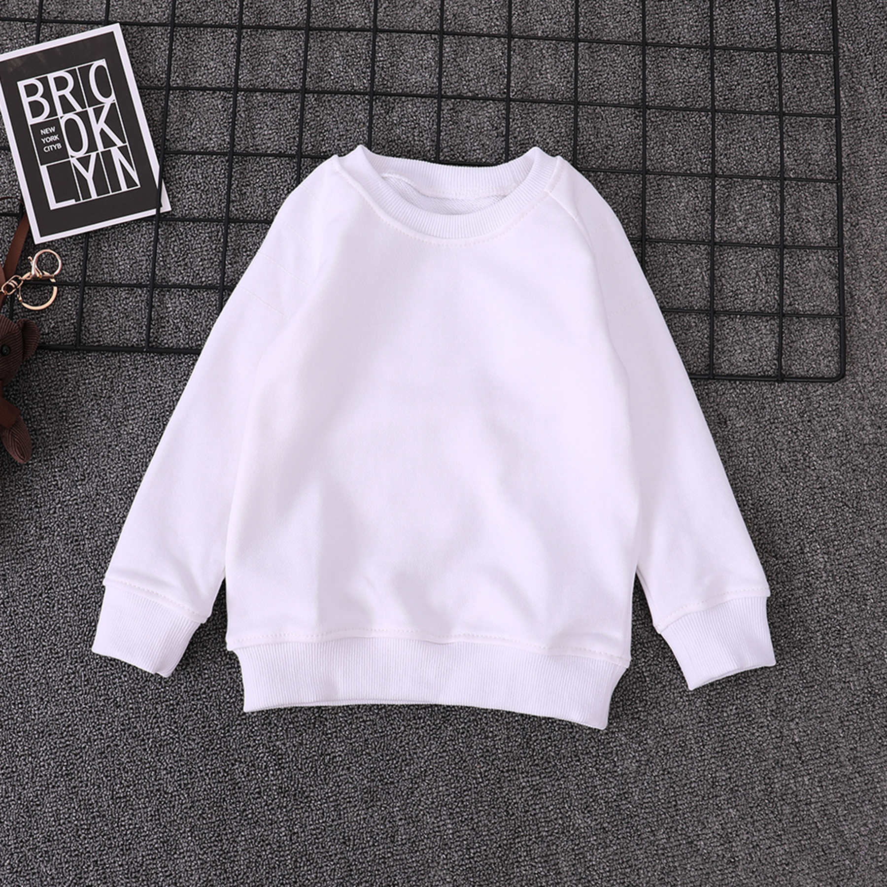 Kinder-Langarmpullover aus Baumwolle für Frühling und Herbst