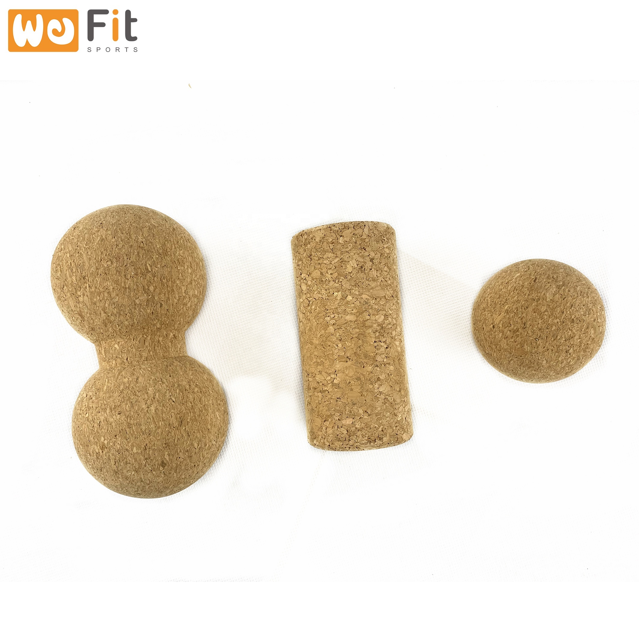 Naturkork-Massageset mit Faszienbällen 4