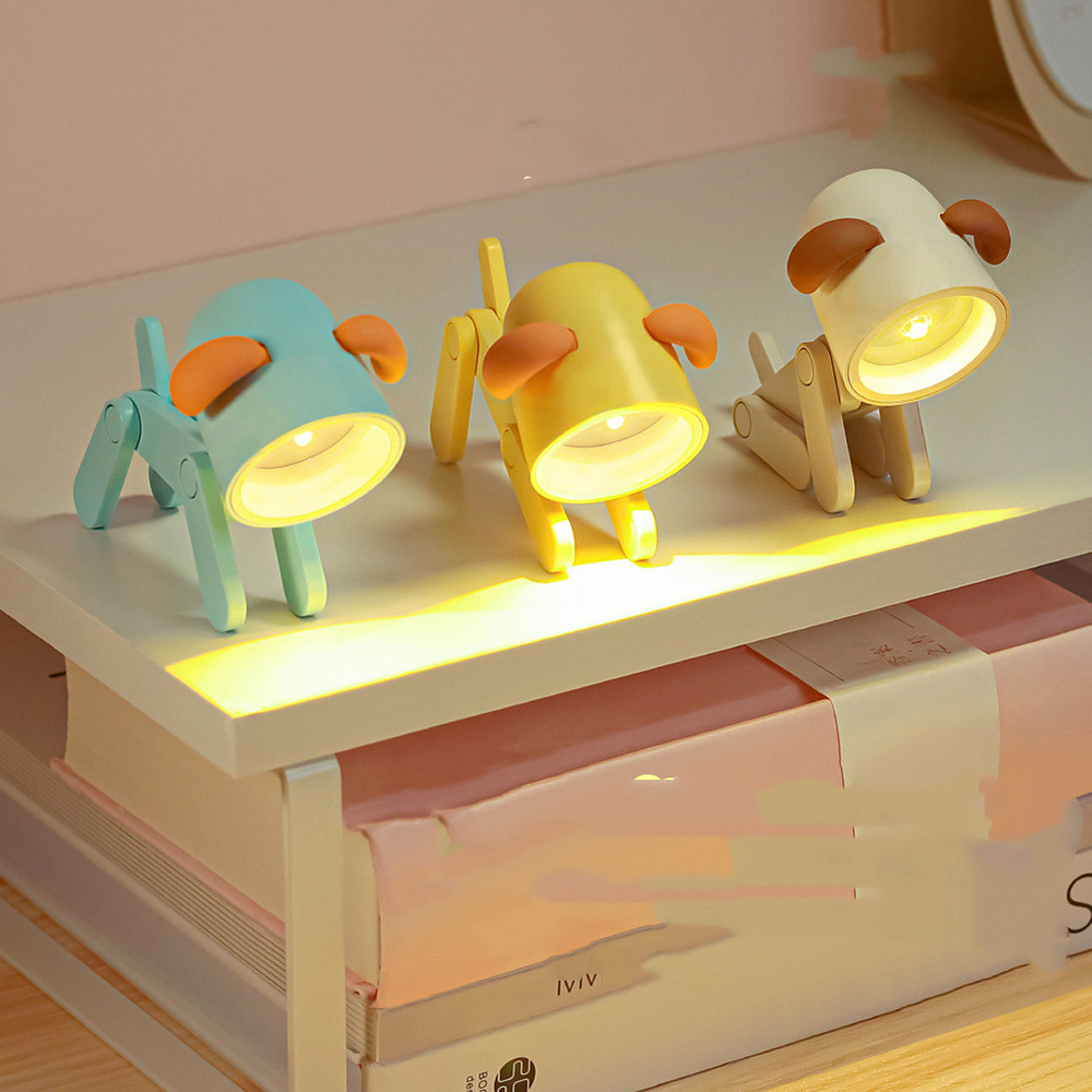 Handgefertigte Mini-LED-Nachttischlampe