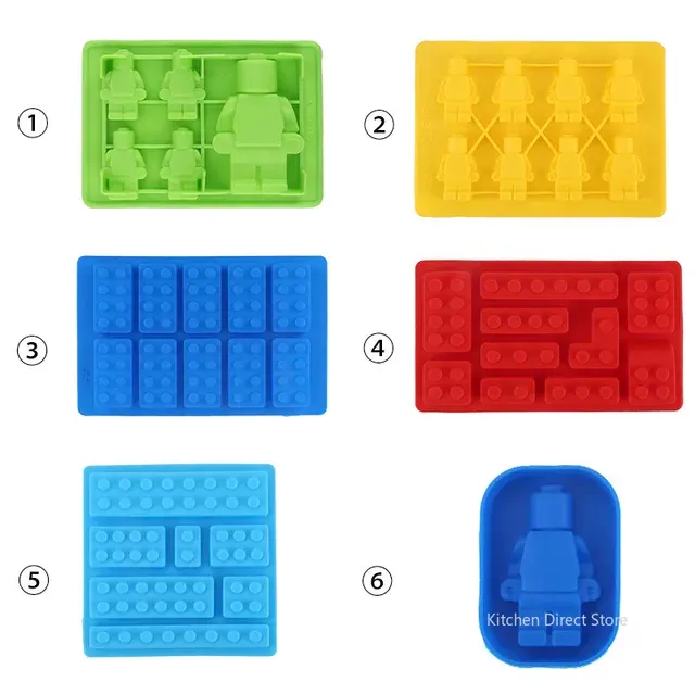 Silikon Eiswürfelform Roboter Minifiguren 4
