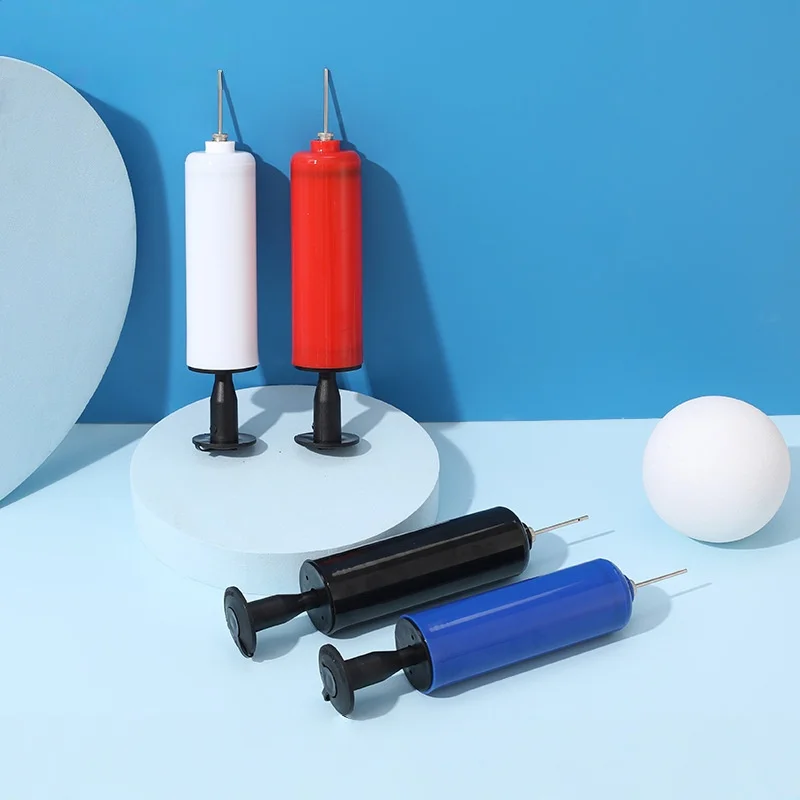 Tragbare Handluftpumpe mit Nadel für Bälle 3