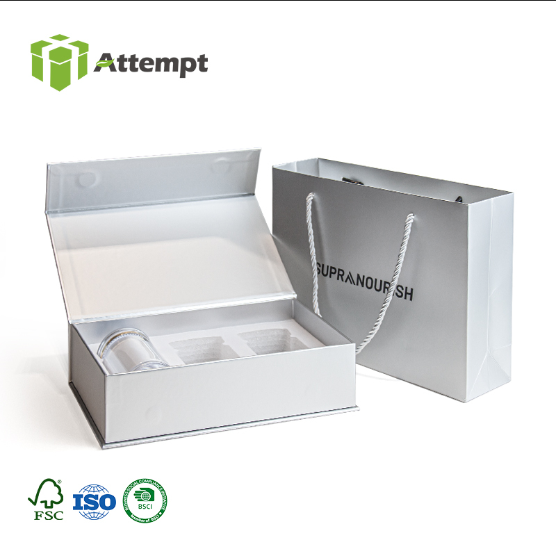 Magnetische Geschenkboxen Set aus Recyclingkarton
