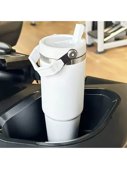 Isolierflasche mit Strohhalm 2