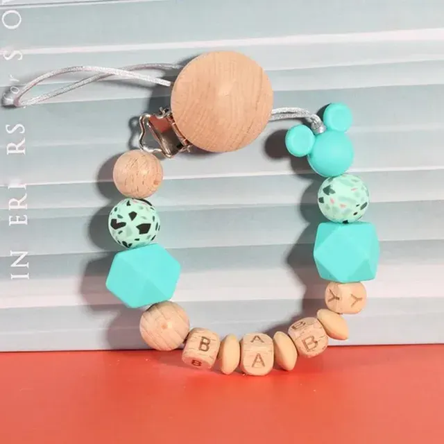 Holz-Schnullerkette 4
