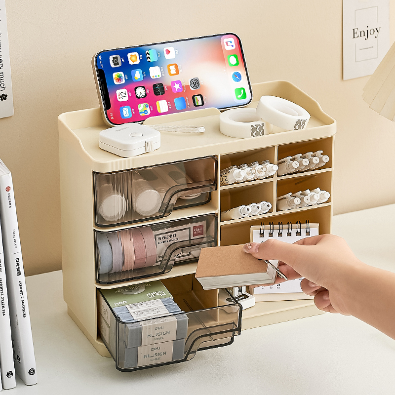 Make-up Organizer 3 Ebenen Kunststoff