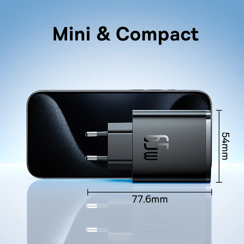 65W GaN Schnellladegerät mit USB-C 4