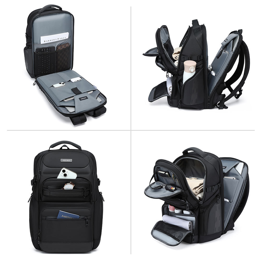 Wasserdichter TSA-Laptop-Rucksack für Herren 4