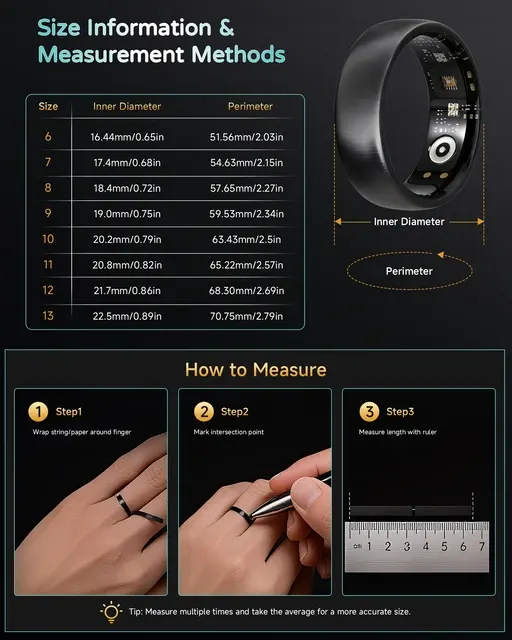 Smart Ring Fitness Roségold Damen 2