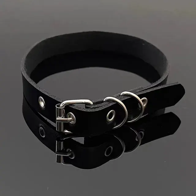 Handgefertigtes Leder-Choker 2