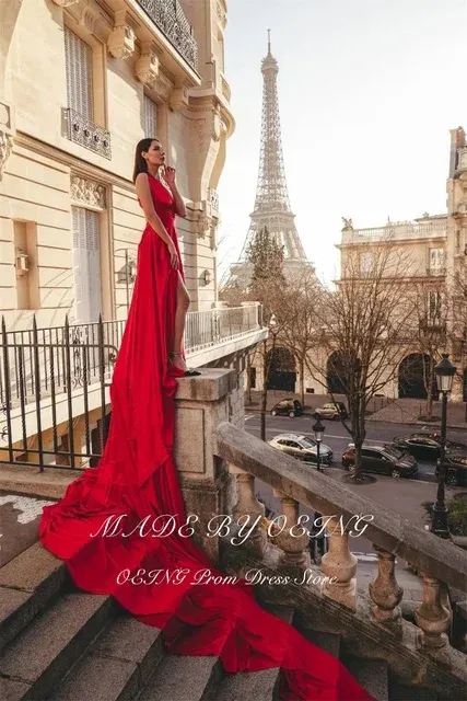 Rotes Abschlussballkleid 2
