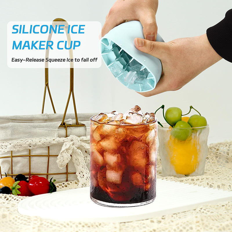 Silikon-Eiswürfelform 4