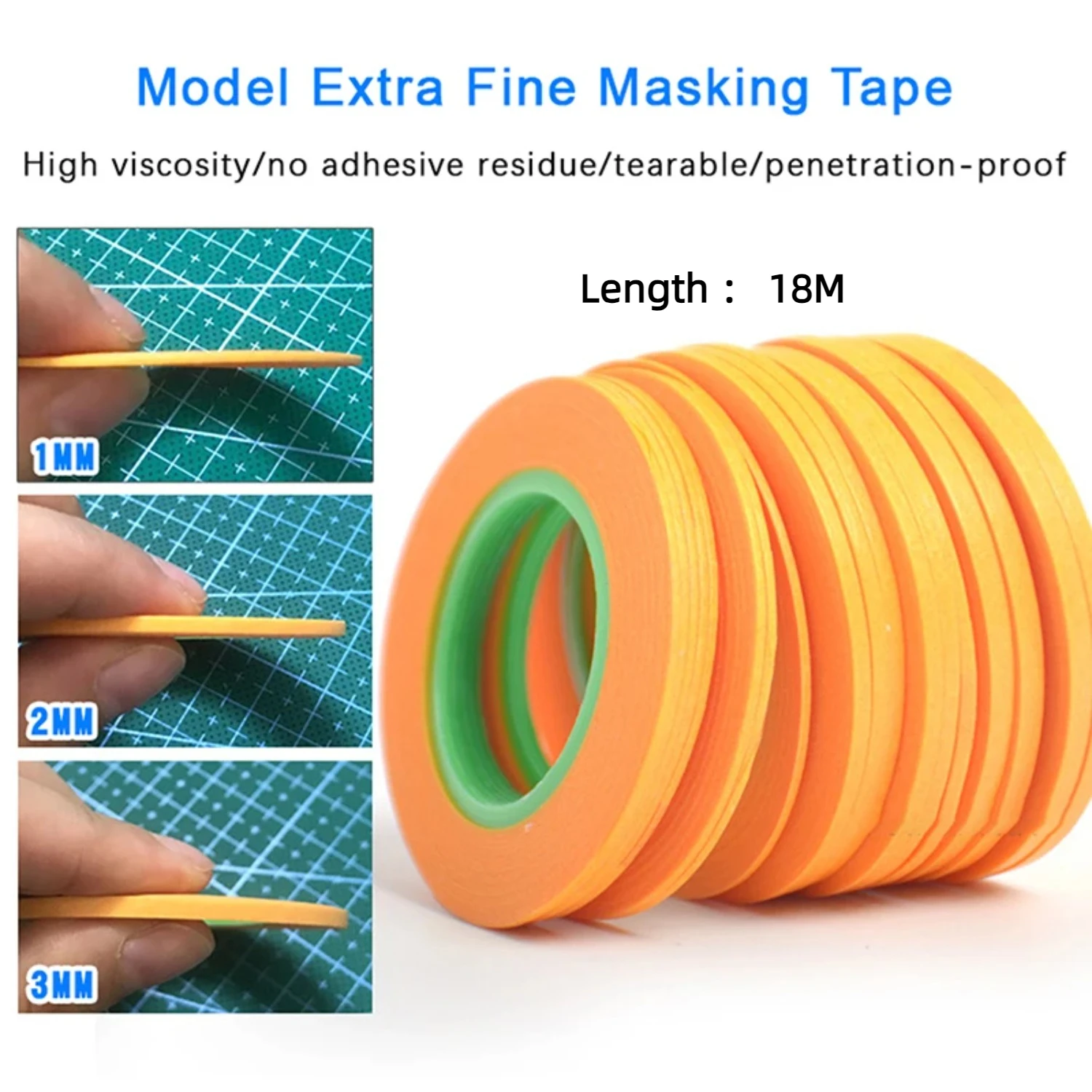 Feinlinien-Abdeckband für Modellbau, 1–30 mm 4