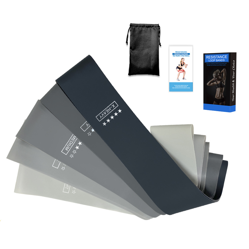 5-teiliges Set Latex-Widerstandsbänder 4