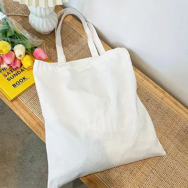 Große Segeltuch-Schultertasche für Damen 4