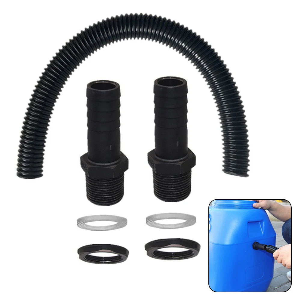 25-mm-Regenfass-Verbindungsset aus Kunststoff