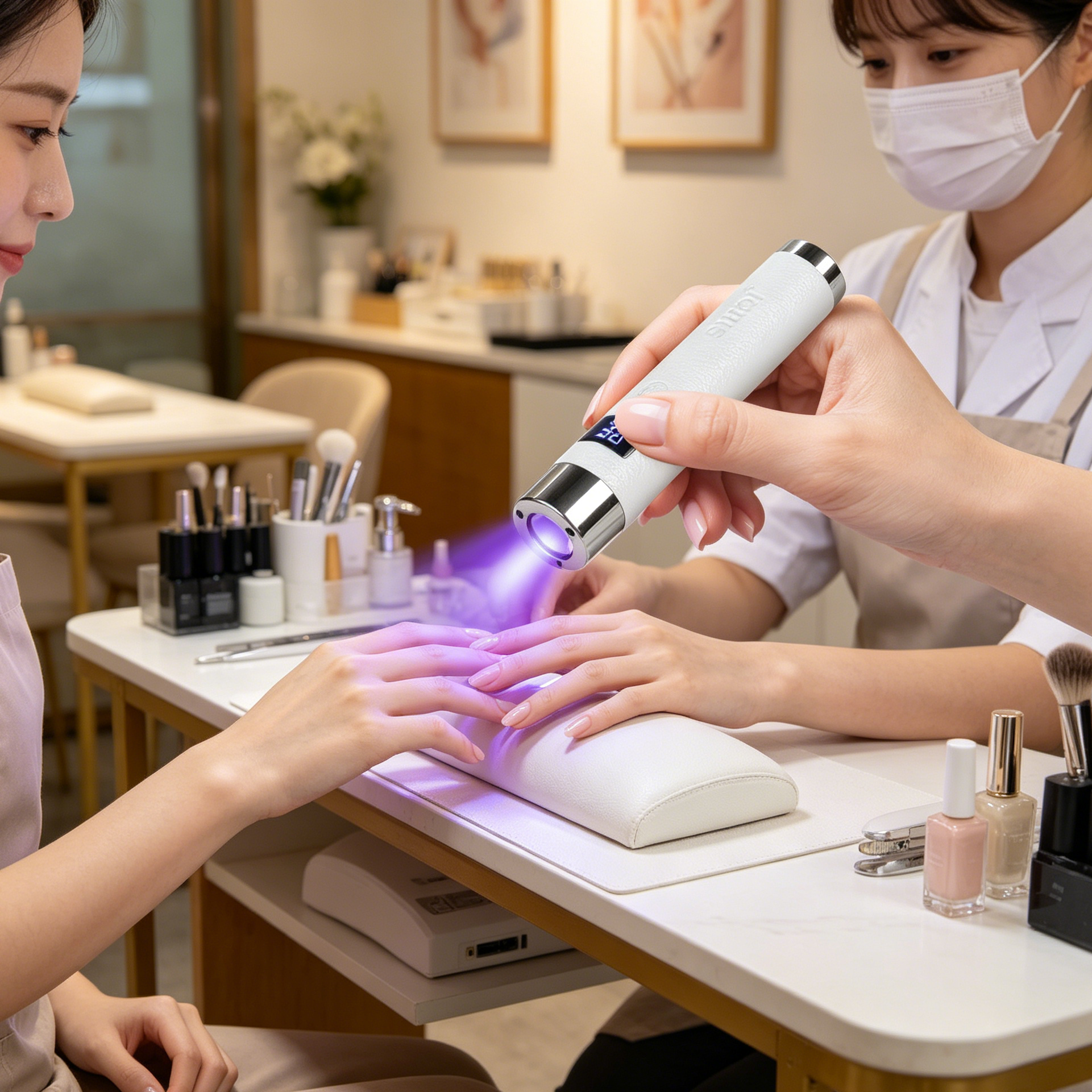 Mini-UV-LED-Nagellampe mit Sensor 3