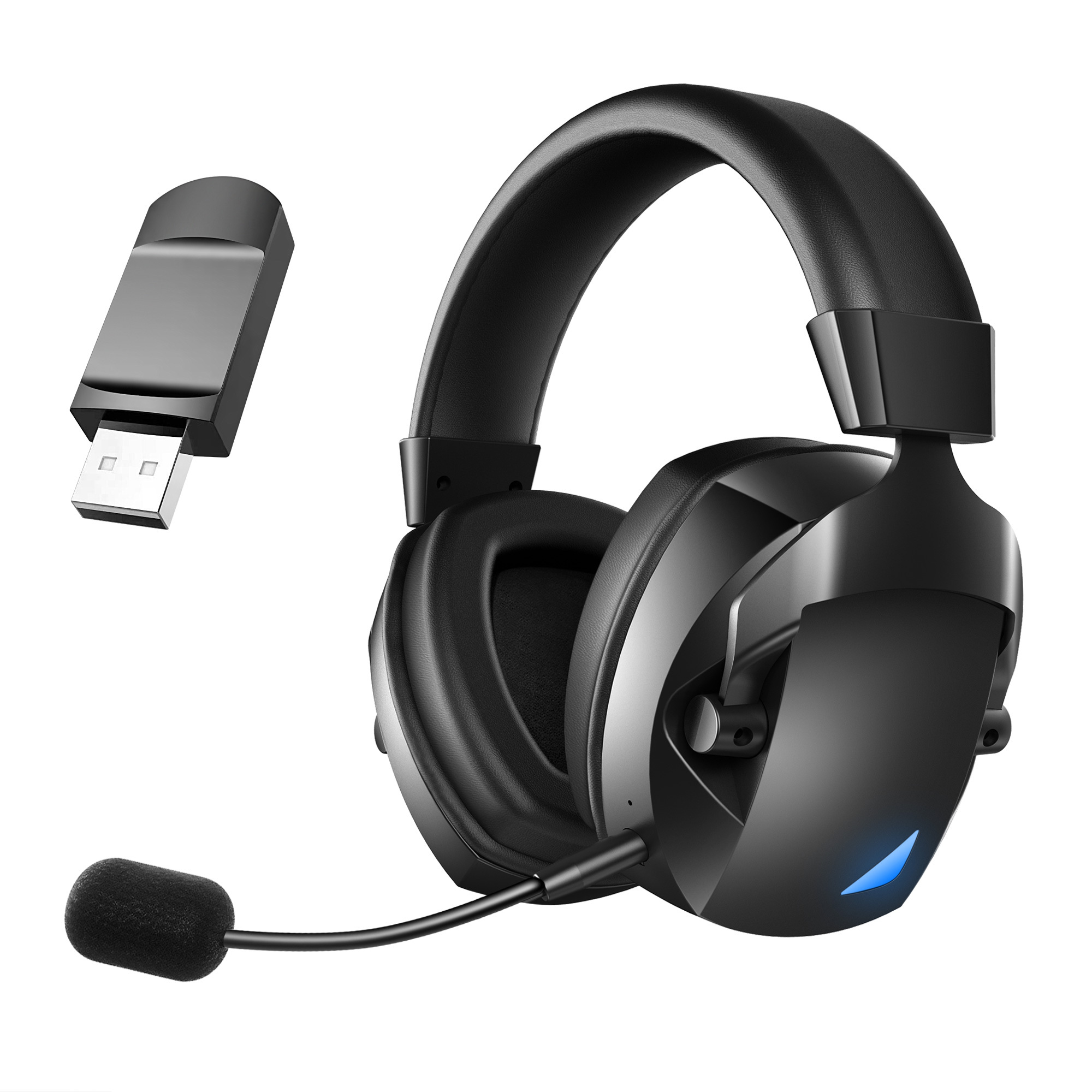 Gaming Headset 7.1 Kanal Geräuschunterdrückung Wireless