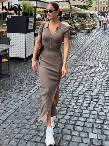 Büro-Maxikleid