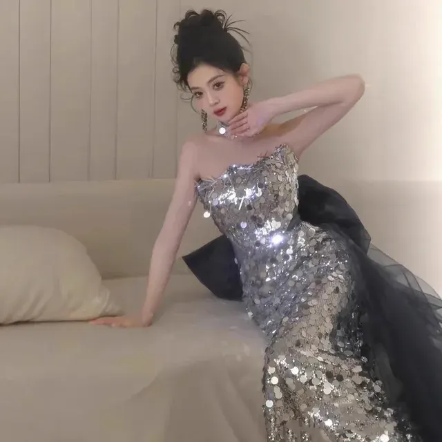 Pailletten-Partykleid 3