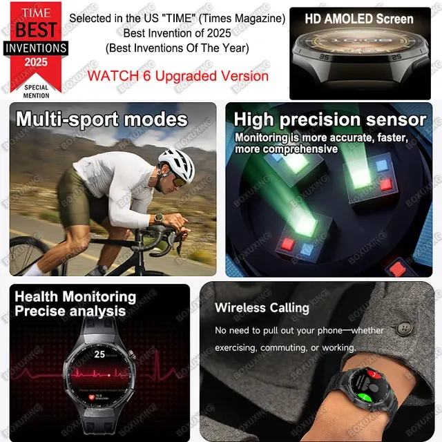 Wasserdichte Smartwatch mit AMOLED-Display 2