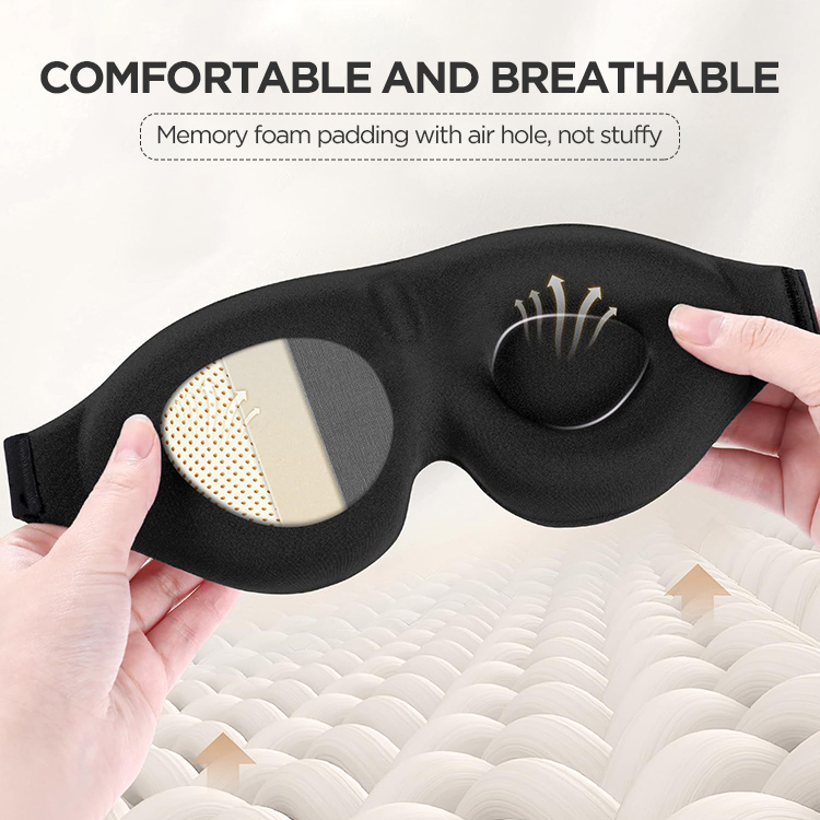 3D Schlafmaske Memory Foam Total Blackout 3