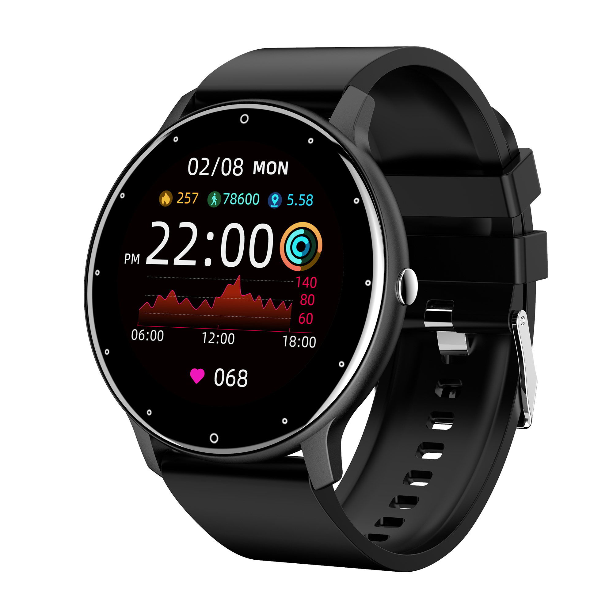 Smartwatch Fitness-Armband Schrittzähler Sport Damen Herren
