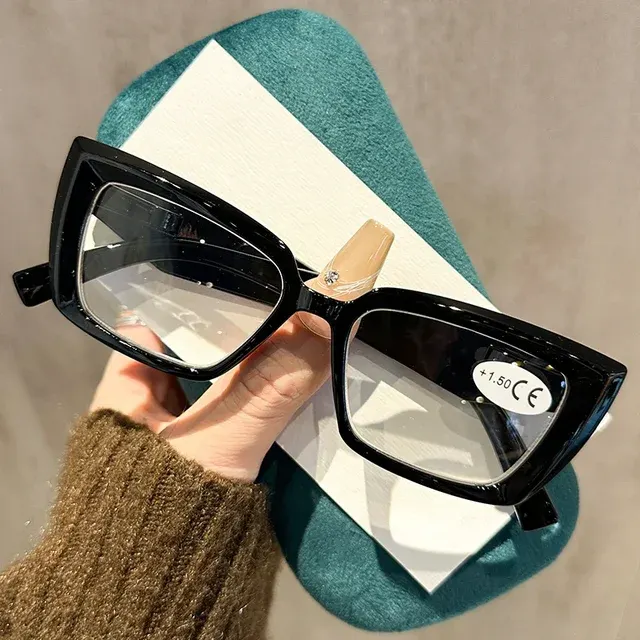 Kleine quadratische Lesebrille 4