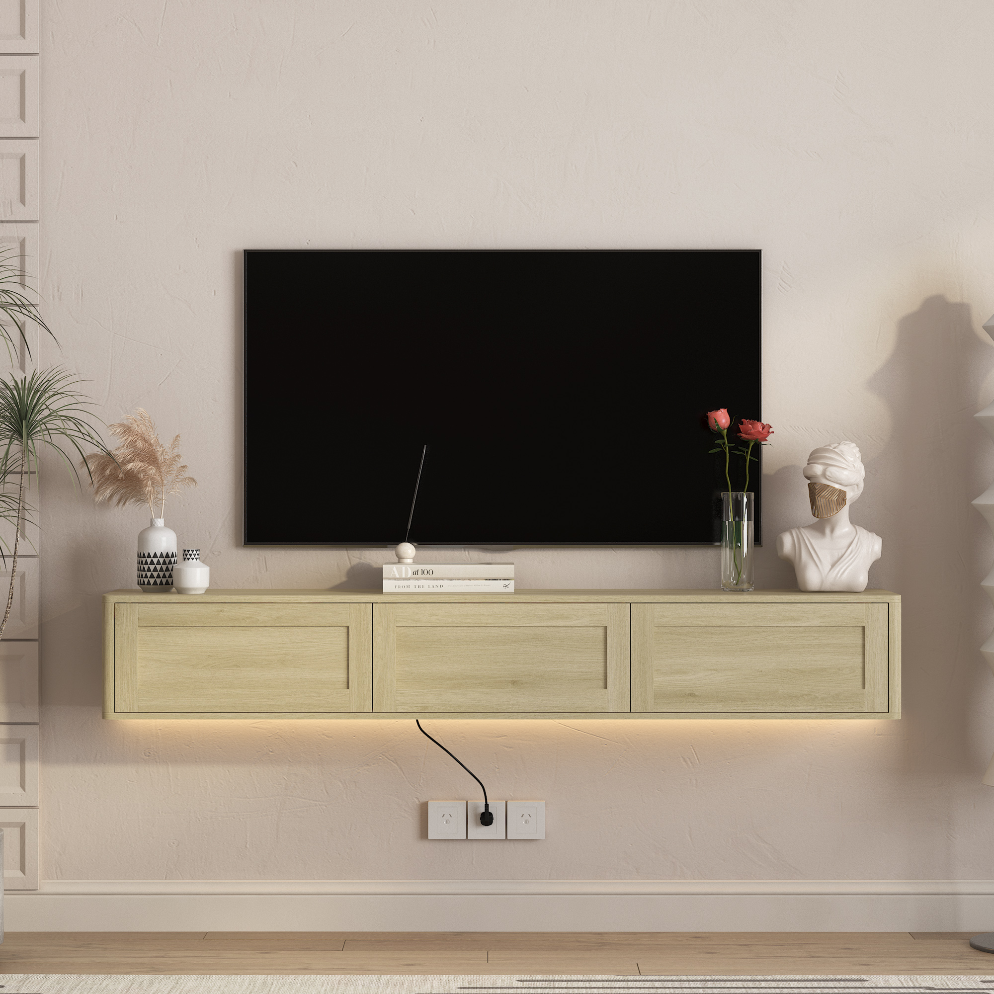 Schwebendes TV-Board