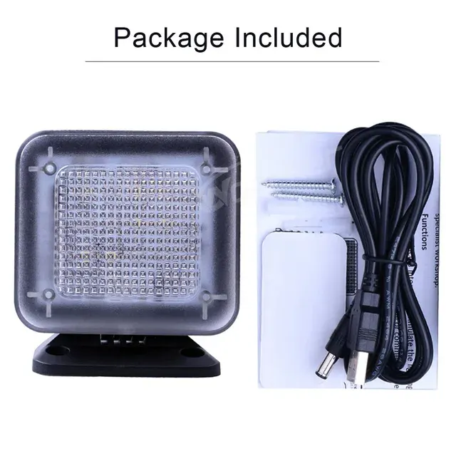 TV-Attrappe mit Licht 3