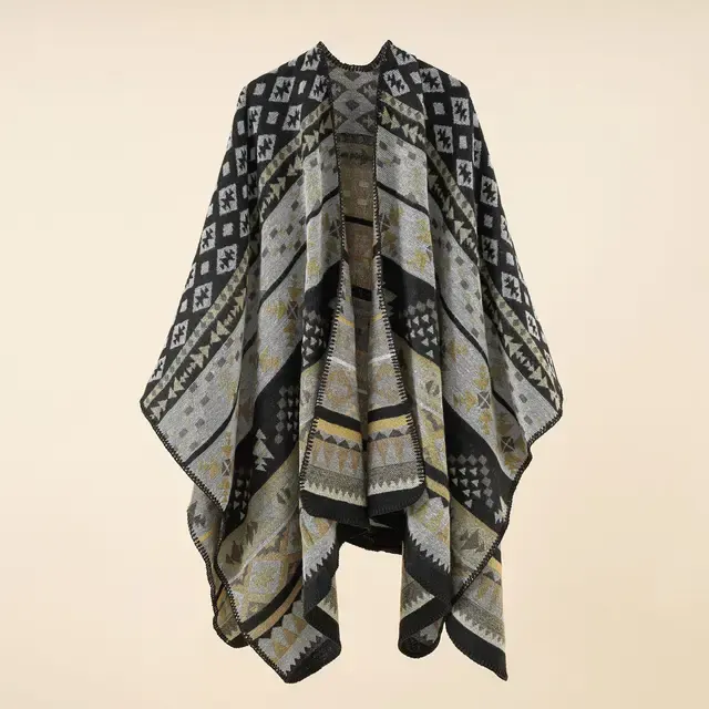 Poncho-Schal 3