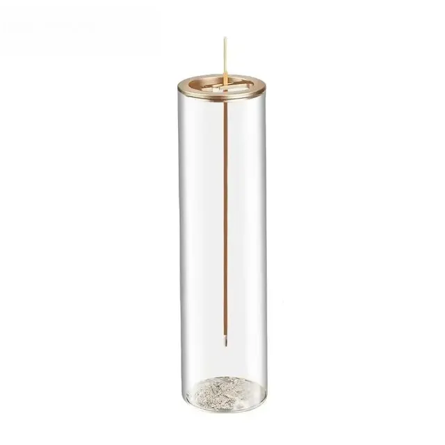 Glas-Räucherstäbchenhalter mit Ascheauffänger 2