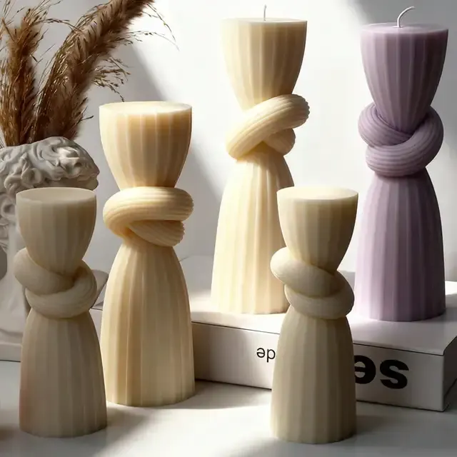 Knoten-Säulenkerzenform 3