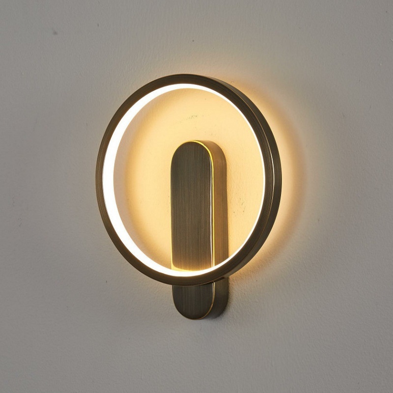 Kupfer-Wandlampe 2