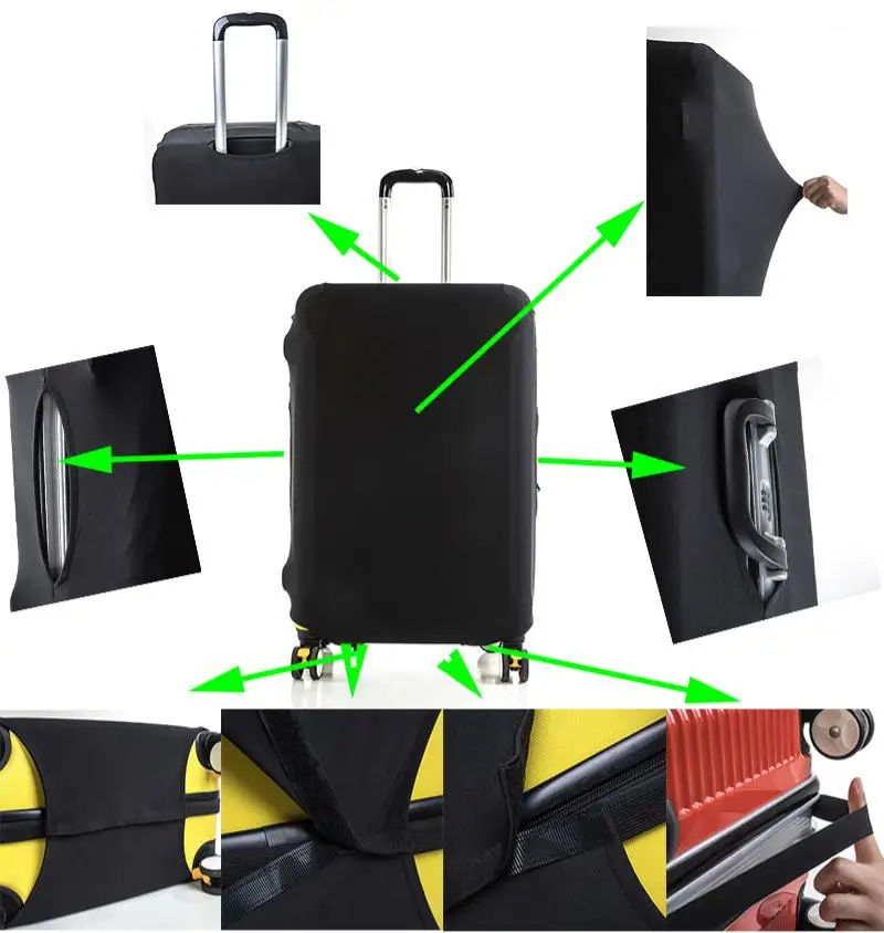 Elastische Kofferhülle für 18-28 Zoll Trolleys 2