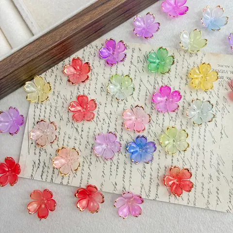 Acryl-Blumenperlen