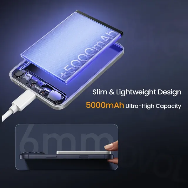 Ultraflache Magnet-Powerbank 3