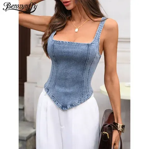 Denim Tanktop Damen
