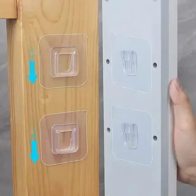 Transparente Doppelseitige Klebe-Wandhaken 4