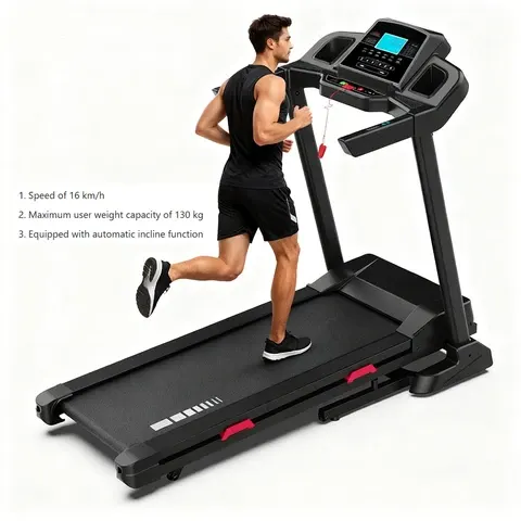 Faltbares Laufband 130kg mit Steigung