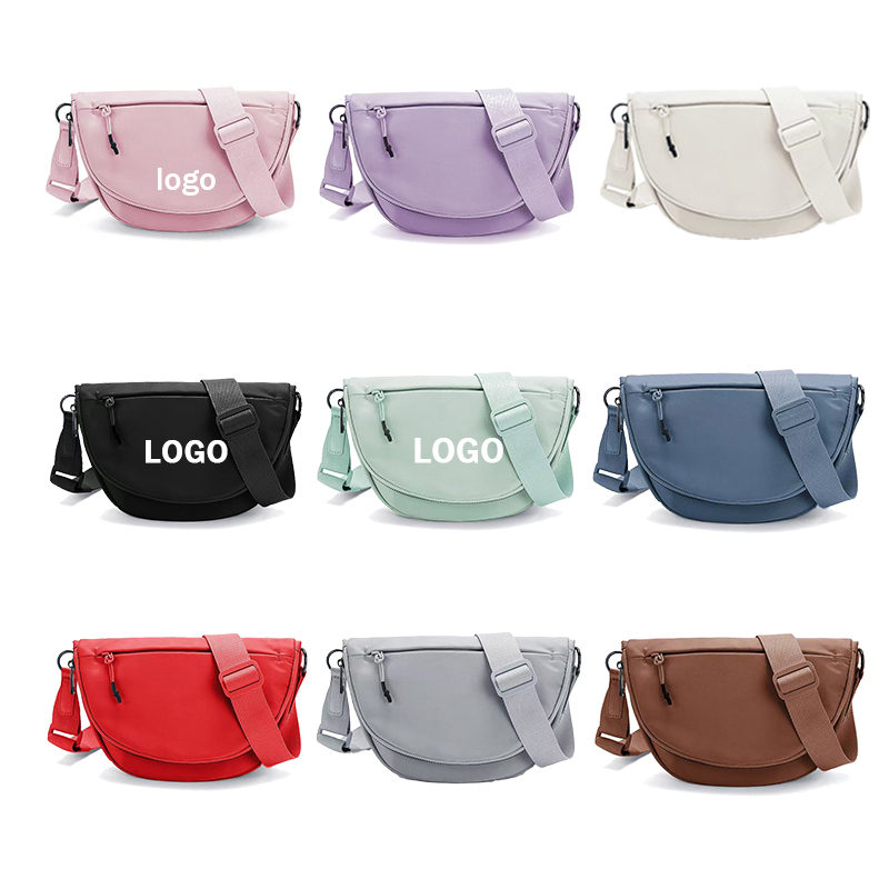Bunte Crossbody-Gürteltasche aus Nylon