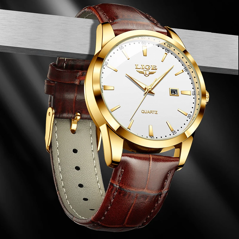 Lederarmbanduhr 4