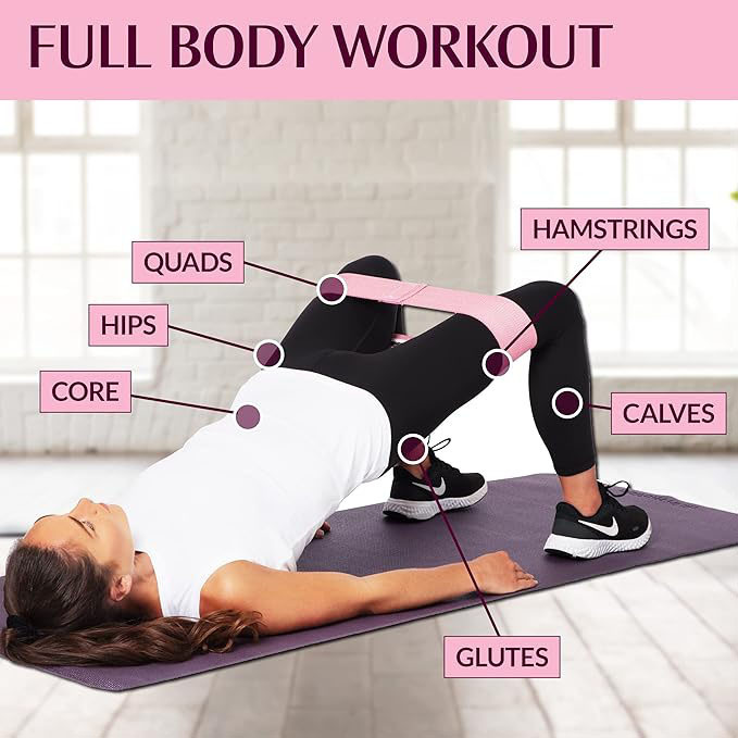 Fitnessbänder aus Stoff (Set) 4