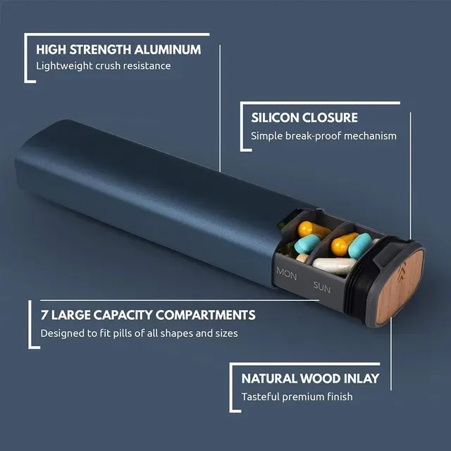 Aluminium-Pillendose 2