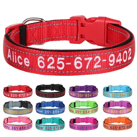 Hundehalsband bestickt